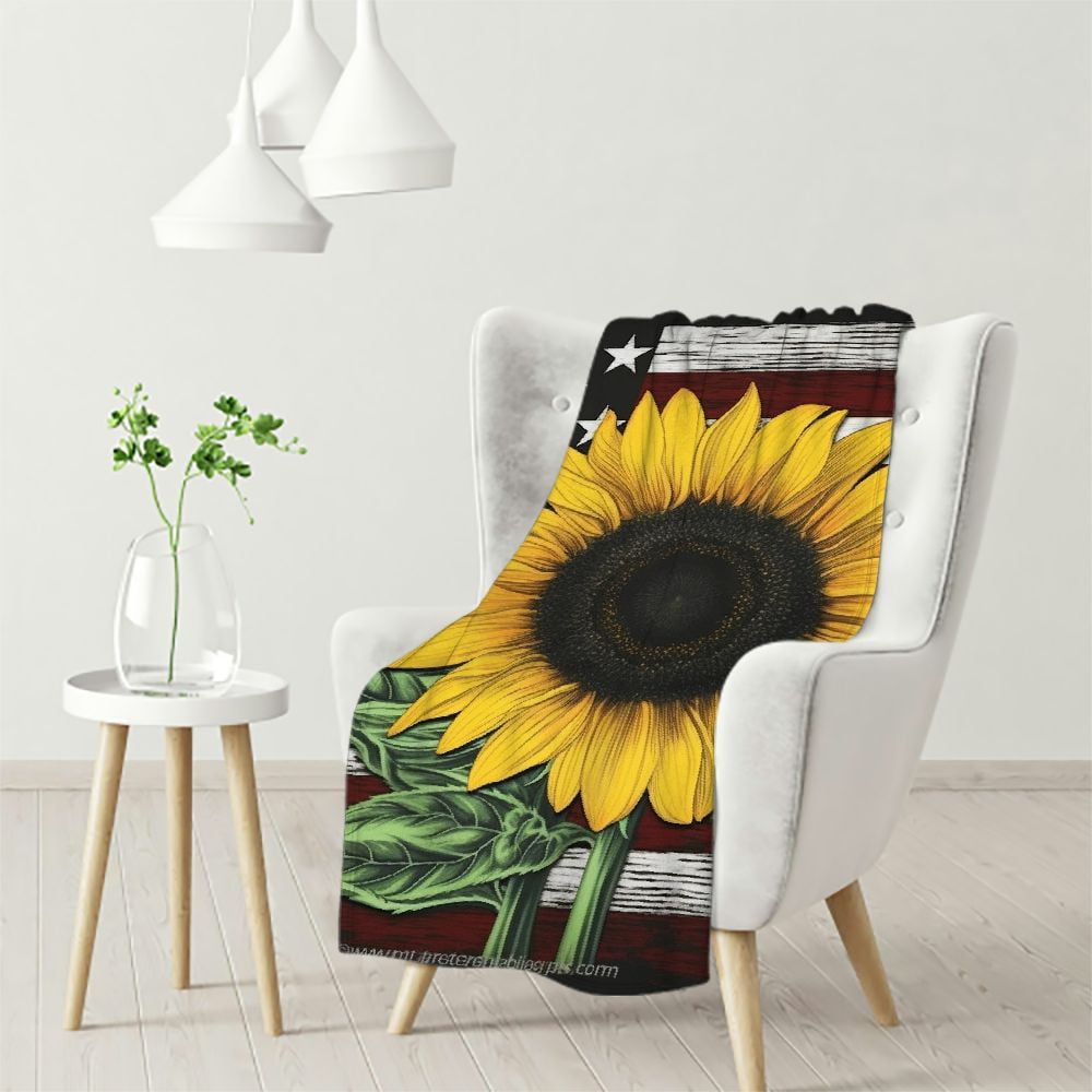 ARISTURING Sunflower Gifts Blankets for Women, Sunflower Throw Blankets