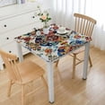 thumbnail image 1 of ARISTURING Tache Tapestry Table Cloth Large Elegant Ornate Ivory Colorful Paisley Tapestry Woven Tablecloth with Tassel 36*36, 1 of 8