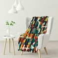 thumbnail image 1 of ARISTURING  - Throw Blanket, Ultra Soft Plush Blanket (Diamond Trail Black, Oversized Throw), 1 of 6