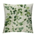 thumbnail image 1 of ARISTURING  Tropical Green Leaves Decorative Throw Pillow Covers - Seasonal Eucalyptus Branches Plants Canvas Cases for Couch Cushion Farmhouse Outdoor Decor, 1 of 5