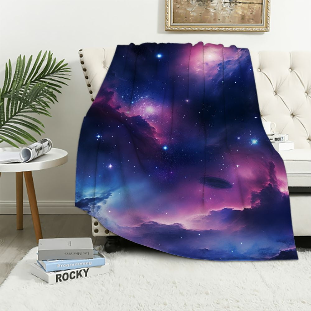 ARISTURING Twin Galaxy Comforter Sets Blanket, 3D Outer Space Themed Bedding, All-Season ...