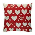 thumbnail image 1 of ARISTURING  Valentines Pillow Covers, Red Love Heart Decorative Throw Pillows for Couch, Valentine's Day Anniversary Outdoor Decor Pillowcase Cushion Cover for Bed Sofa, 1 of 5