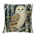 thumbnail image 1 of Jiayy  Watercolor Forest Trees Animals Throw Pillow Covers Cushion Decorative Square Pillow Cases for Couch Sofa Bed, 1 of 5