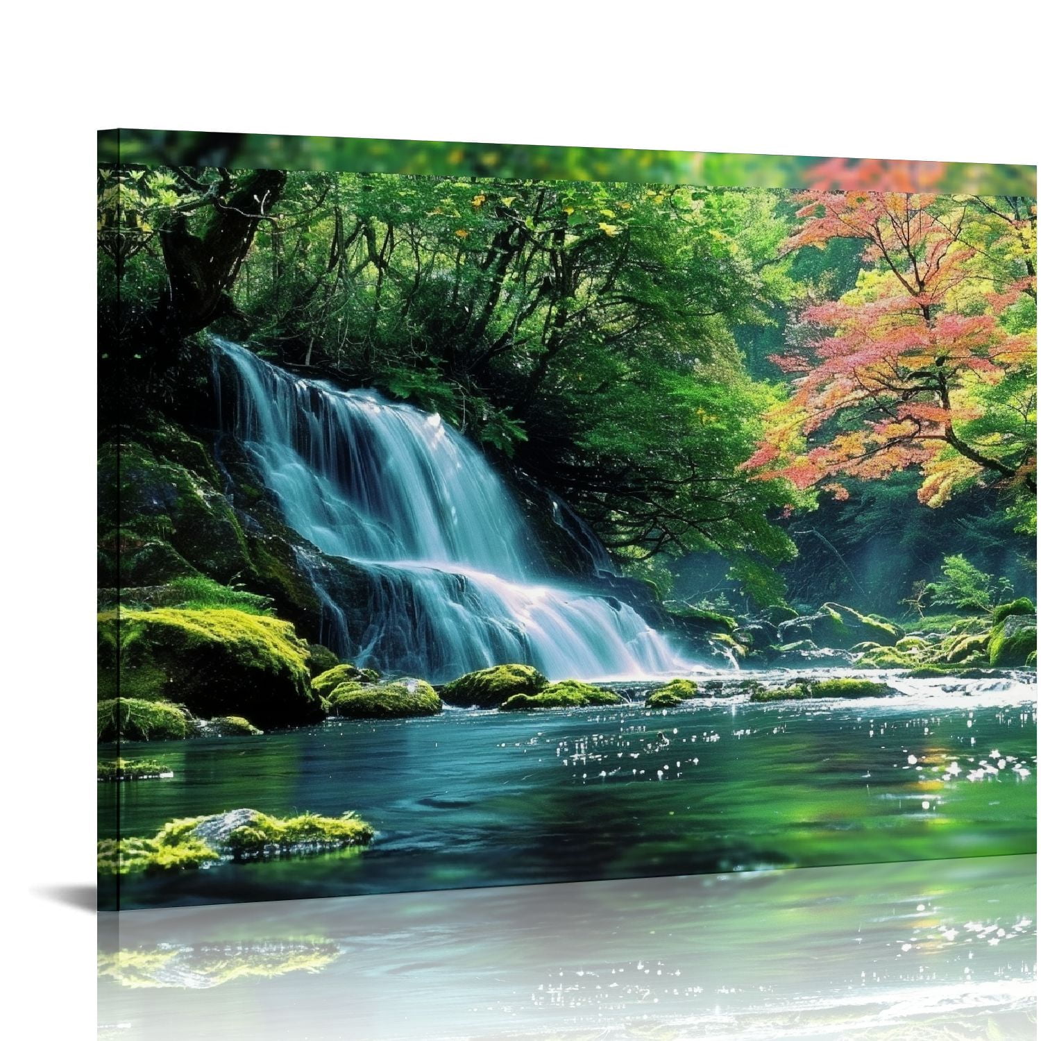 ARISTURING Waterfall Canvas Wall Art Living Room Decoration Large ...