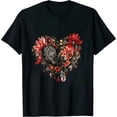 thumbnail image 1 of ARISTURING  Womens Valentine's Day Shirts Cute Love Heart Tshirts Funny Teen Girl's Valentines Short Sleeve, 1 of 3