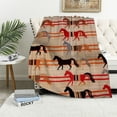 thumbnail image 1 of ARISTURING  Wrangler Running Horse Country Sherpa Throw Blanket, Brown, One Size, 1 of 6