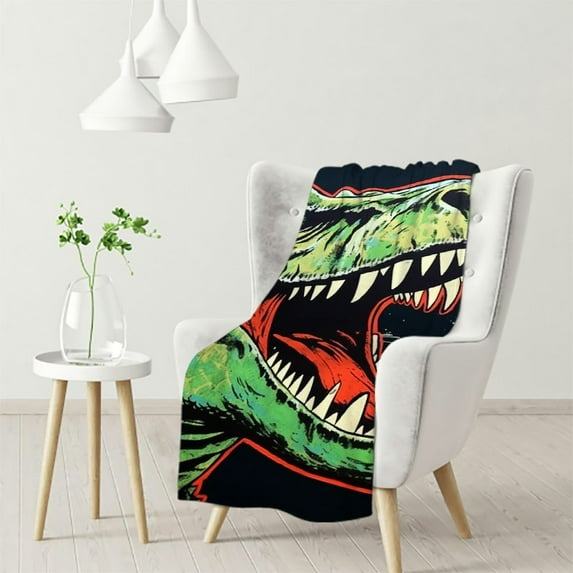 ARISTURING nhand in The Dark Dinosaurs Blanket, Kids Toddler Dinosaurs Throw Blanket, Toys Gifts forKids Boys Room Decor for Boys Party,