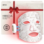 ARIVEA Red Light Therapy Face Mask, LED Light Therapy Mask with Red & 850nm Near Infrared Light, Wireless Rechargeable LED Facial Mask for Skincare, White