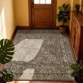 thumbnail image 1 of ARJINCUTE Distressed Vintage Traditional Farmhouse Green Area Rugs 5'x8', Non-Slips Low Pile High Traffic Machine Washable, 1 of 8