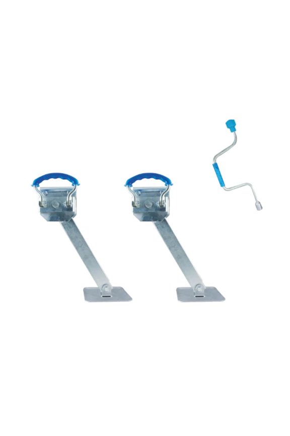 DDS600US Drop Down Corner Steadies 600mm - Set of 2 with Winding Handle
