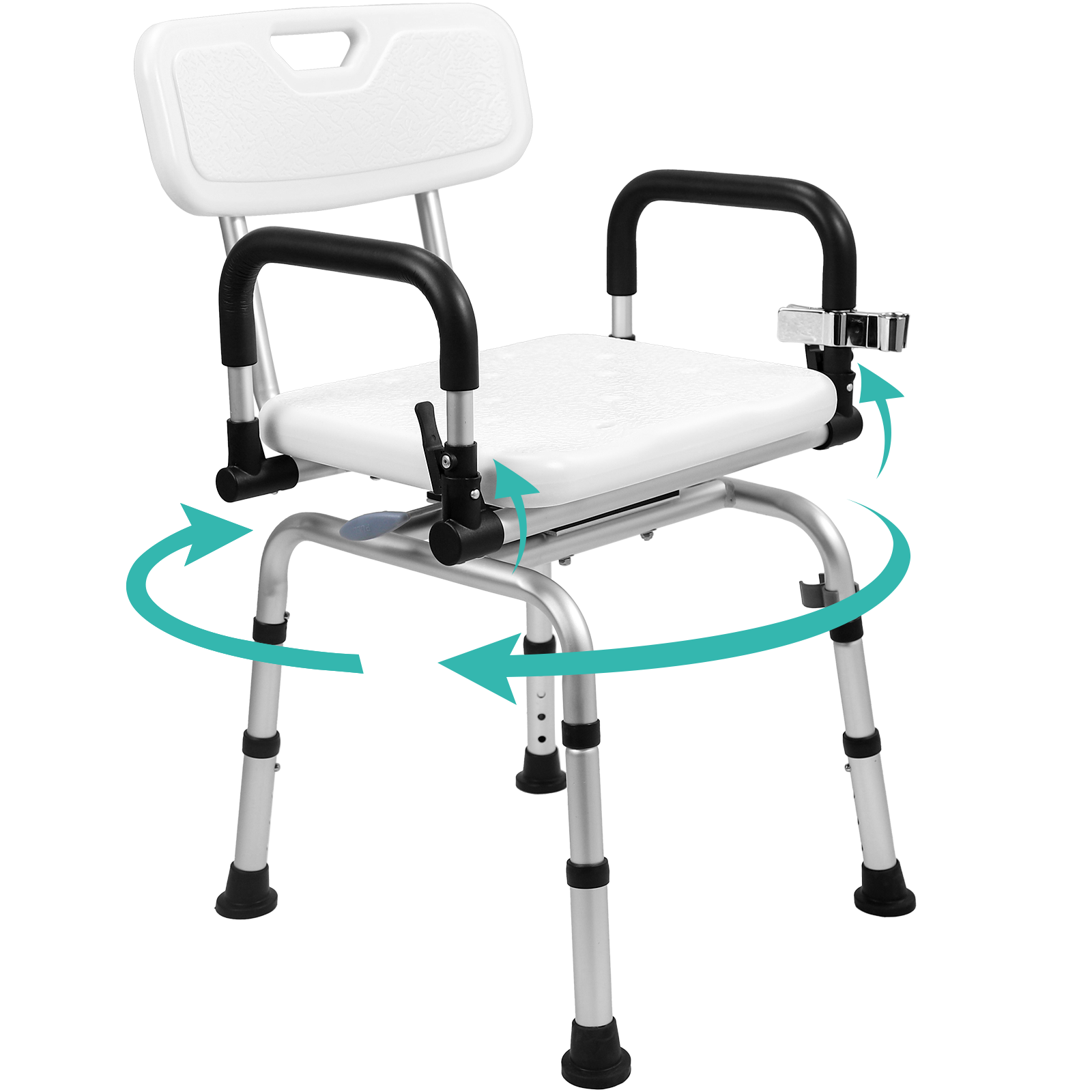 Drive Medical Premium Series Shower Chair with Back and Arms