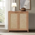 thumbnail image 1 of ARKANTOS Rattan Sideboard Cabinet with Storage, Buffet Cabinet with Adjustable Shelf, Accent Cabinet for Living room, Natural Oak, 1 of 11