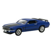 ARKO 132 Diecast 1969 Ford Mustang Boss 302 Fastback Hardtop in Blue and Black