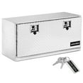thumbnail image 1 of ARKSEN 36" Truck RV Aluminum Diamond Plate Tool Box Underbody Trailer Storage With T-Handle Latch Key, Silver, 1 of 7