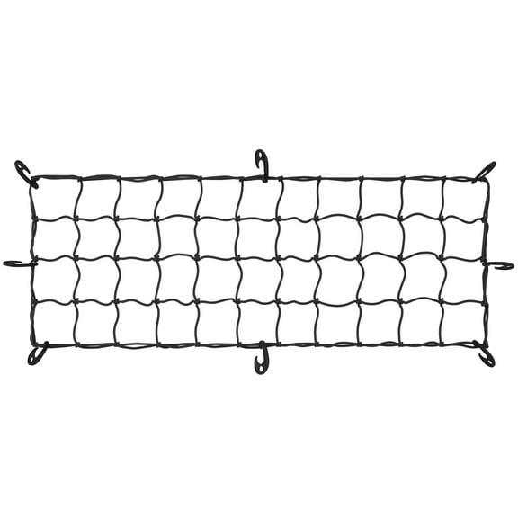 ARKSEN 51" x 19" Heavy Duty Tangle-Free Nylon Cargo Net(4.7" x 4.7" Mesh), Universal Bungee Net for Pickup, Trucks, SUV, Roof Racks, and Travel Luggage Racks
