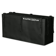 ARKSEN Folding Cargo Vehicle Carrier Hitch Bag for 19" Baskets, Rear Mounted Waterproof Soft Shell Luggage Storage for Car, Truck, SUV, RV or Trailer