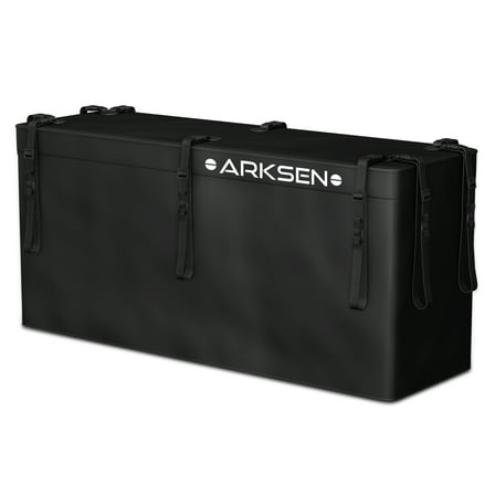 ARKSEN Folding Cargo Vehicle Carrier Hitch Bag for 19" Baskets, Rear Mounted Waterproof Soft Shell Luggage Storage for Car, Truck, SUV, RV or Trailer
