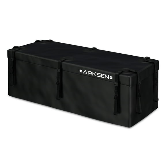 ARKSEN Hitch Cargo Carrier Bag, Waterproof 18.8 Cubic Feet Large Capacity Luggage Storage (58" L x 24" W x 24" H) Fits 60" x 24" Baskets for Car Truck SUV RV or Trailer