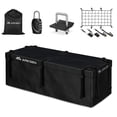 thumbnail image 1 of ARKSEN Waterproof Hitch Cargo Carrier Bag with Combination Lock for Truck SUV RV Trailer- Include Net, Heavy Duty Stainless Steel Hitch Tightener, Anti-Rattle Stabilizer, 2 pcs 19.7Ft Straps, 1 of 7