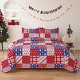 thumbnail image 1 of Beartech Floral Quilt Set Queen/Full Size Quilts Red Lightweight Bedspread Coverlet Set, 1 of 7