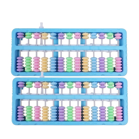 ARLAJO 2026 New 2Pcs Abacus,Education Position Aids Abacus for Kids Math,User-Optimized Abacus Count Learning Tools for Learning,Counting,Practice,Classroom,Blue
