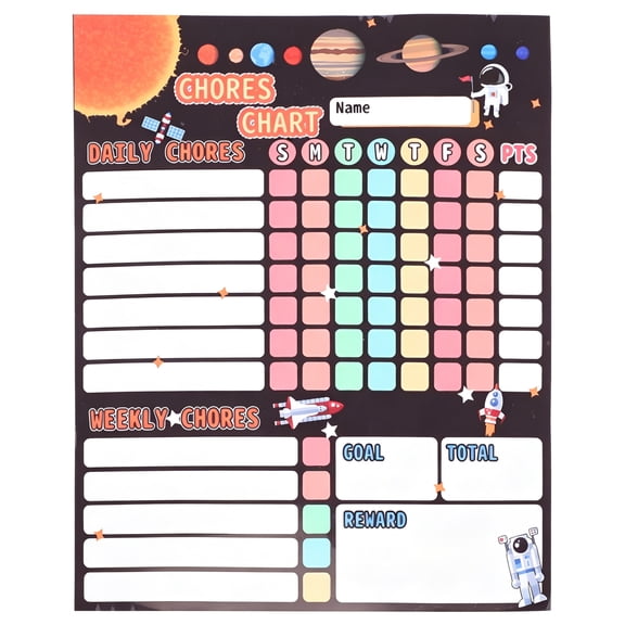 ARLAJO 2026 New Reusable Chore Chart Magnetic Kids Chart Multi-Function Behavior Chart Kids Accessory, for Home Organization, Parenting, Teaching, Classroom Management, Daily Routines.