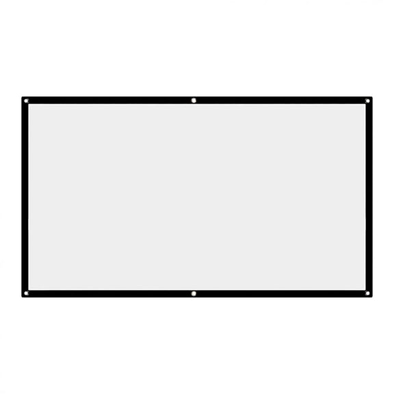 ARLAJO 60-150 inch Portable Foldable Projector Screen HD 16:9 Home Theatre, Outdoor Movie, Easy Install, Durable Polyester, Multi-Size Options, Large Projector Screen