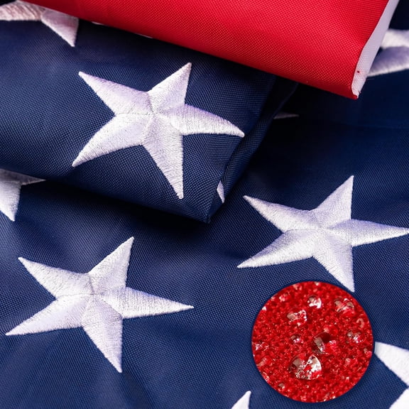 ARLAJO American Flag 3x5 FT for Outside,Heavy Duty US Flags Outdoor|210D Tough Polyester,Long Lasting USA Flag for High Wind,Embroidered Stars,Sewn Stripes,Brass Grommet