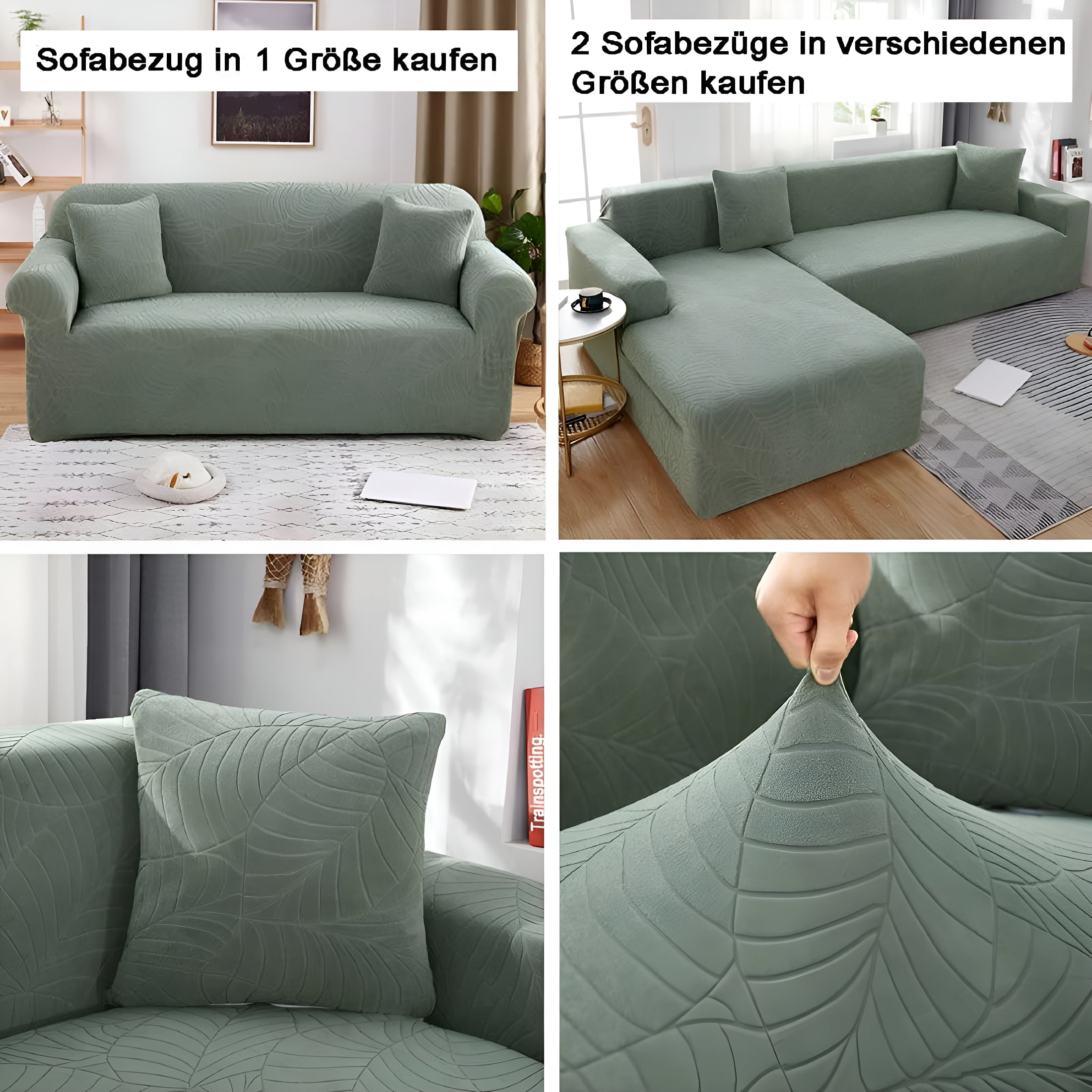 ARLAJO Corner Sofa Cover L Shape Waterproof Stretch Sofa Cover ...