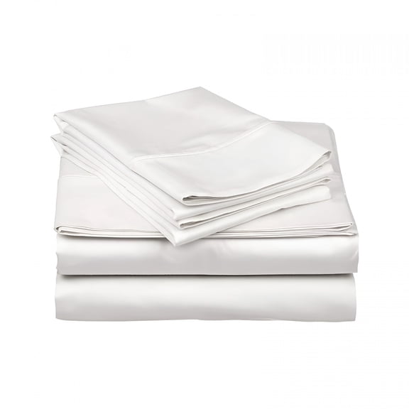 ARLAJO Fitted Sheet 800 Thread Count 100% Egyptian Cotton 1-Piece Queen Size Inch,100% Long Staple Cotton Fitted Sheets,Bed Fitted Sheet Fit Upto 18" Deep Pocket-White Solid