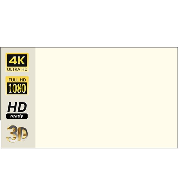 ARLAJO Projector Screen 100 120 130 inch White Grid Anti-Light 160 Viewing Angle Projection Screen for Indoor Outdoor Movie,High-Resolution Images, Wide Angle Projector Screen Outdoor