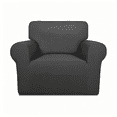 thumbnail image 1 of ARLAJO Super Stretch Chair Sofa Slipcover,Non Slip Soft Couch Sofa Cover,Washable Furniture Protector with Non Skid Foam and Elastic Bottom for Kids,Pets (Chair,Dark Gray), 1 of 7