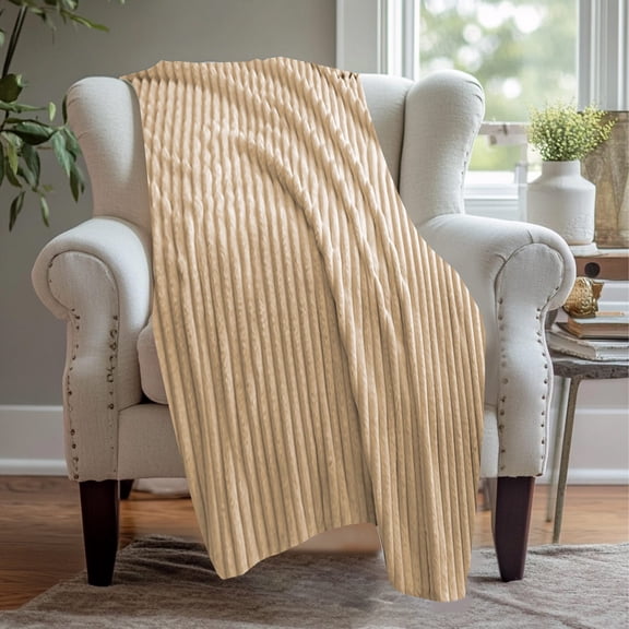 ARLAJO Thick Double Layer Raschel Warm Throw Blanket, Cozy Winter Essential Covering Beds and Sofas to Deliver Warm Comfortable Relaxation Across Multiple Home Scenes Fluffy Blanket