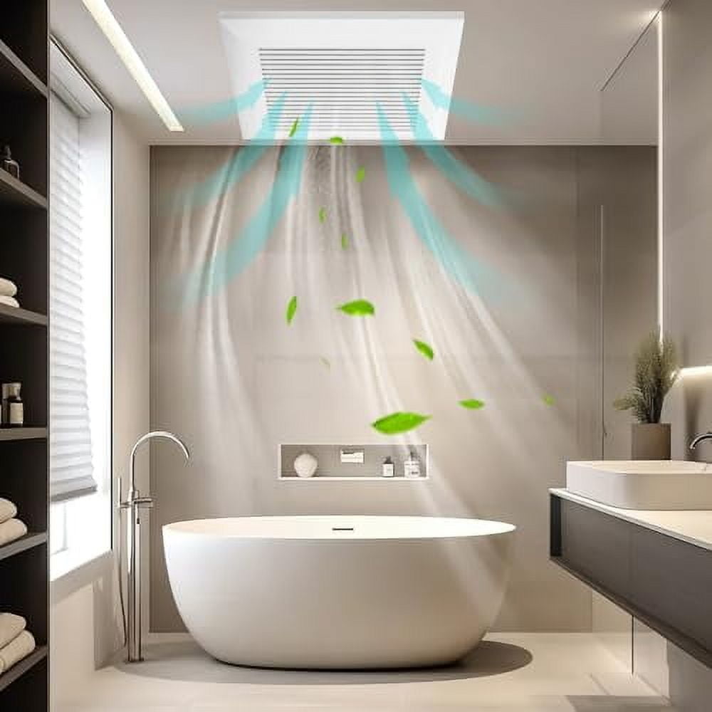 ARLIME Bathroom Exhaust Fan, 80 CFM Ceiling Mount Exhaust Ventilation Fan, 4 Inches Duct, 1.5 Sones Quiet Operation, Energy Star Certified, Energy-Saving Household Bath Vent Fan w/