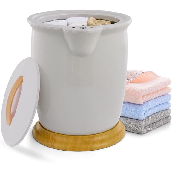 ARLIME Large Towel Warmer, 20L Heated Towel Warmers with Quick Heating, Auto-Shutoff & Fragrance Holder for Bathroom, Spa & Salon, Fits Up to Oversized Towels, Bathrobes & Blankets (Gray)