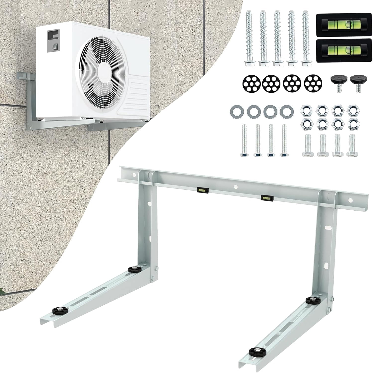 ARLIME Mini Split Wall Mounting Bracket for 12000-24000 BTU Universal ...