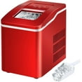 thumbnail image 1 of ARLIME Portable Ice Maker Machine for Countertop, Ready in 8 Mins, 26LBS/24H, Electric Ice Maker with Scoop and Basket for Home, Office, Party, Bar (Red), 1 of 16