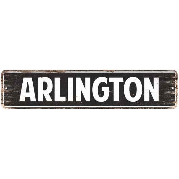 ARLINGTON C Gift Cities Metal Signs Home Decor Gift 4x18 204180004053
