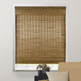 thumbnail image 1 of ARLO BLINDS Sheer Bamboo Roman Shade with Valance - 41"W x 74"H - Dali Native, 1 of 7
