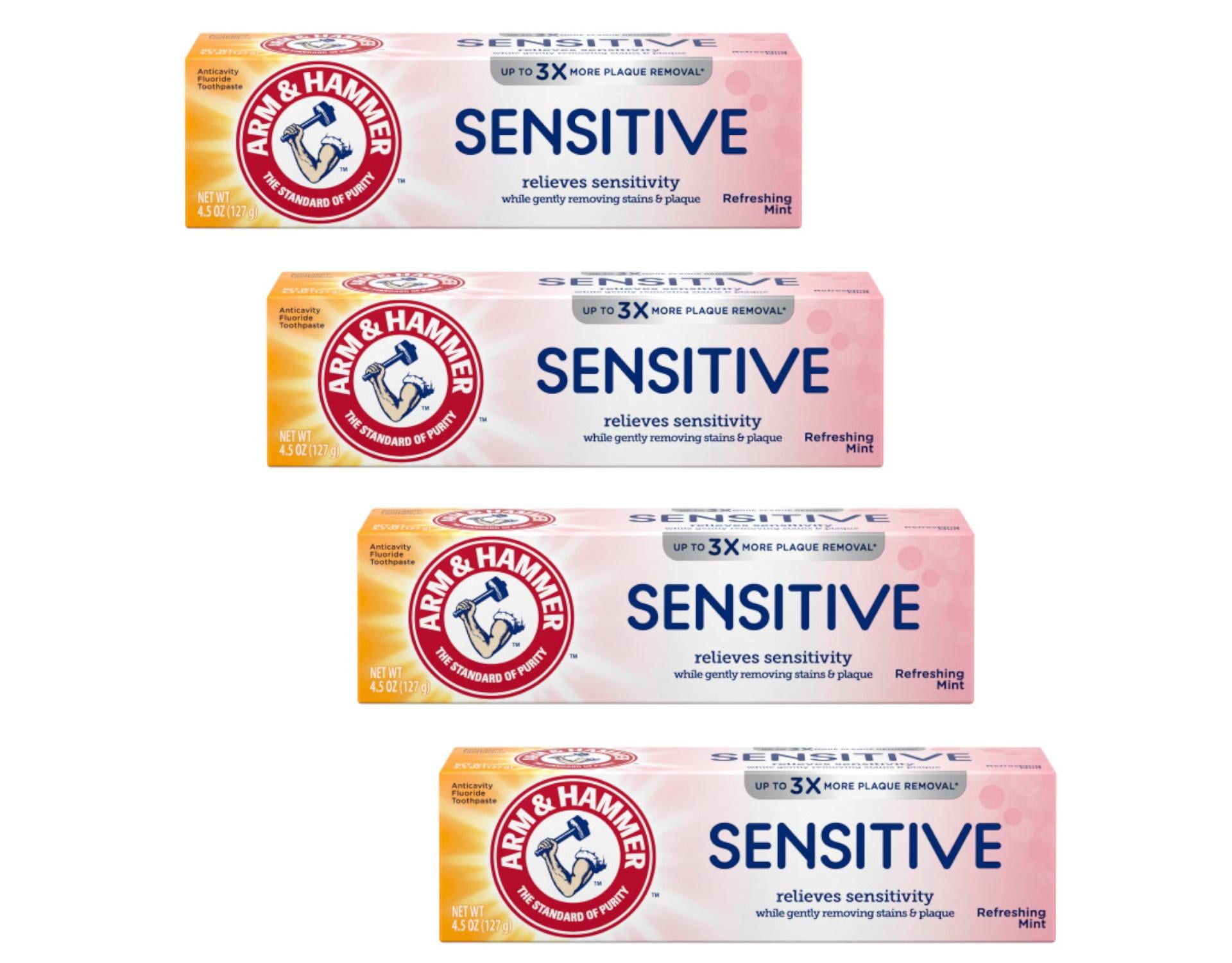 ARM & CM31 HAMMER Sensitive Teeth & Gums Toothpaste 4.5 oz (Pack of 4)