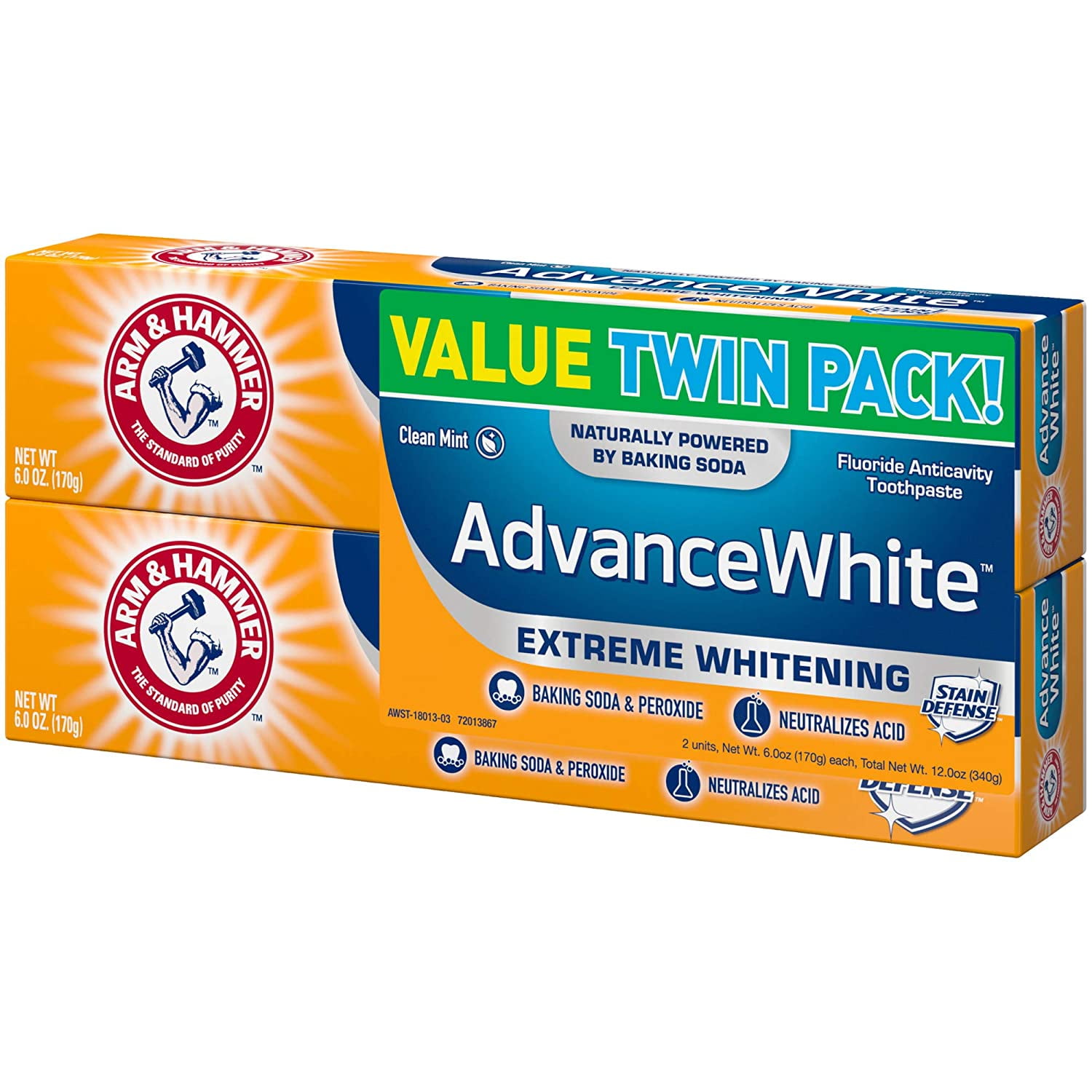 ARM & HAMMER Advance White Baking Soda & Peroxide Toothpaste