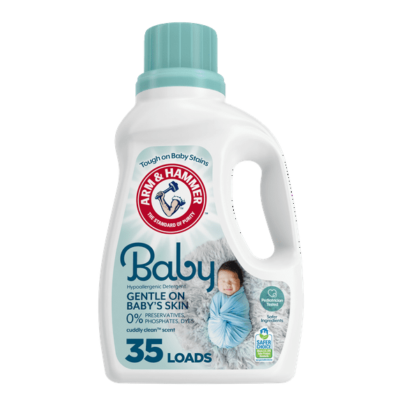 ARM & HAMMER Baby, 35 Loads Liquid Laundry Detergent, 45.5 Fl oz