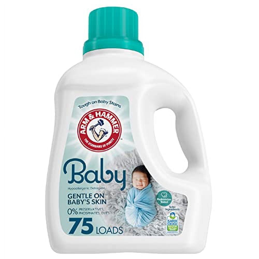 ARM HAMMER Baby 75 Loads Liquid Laundry Detergent 118.1 Fl oz