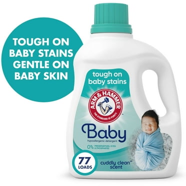 ARM & HAMMER Baby, Hypoallergenic Liquid Laundry Detergent, 100.5 fl oz, 77 Loads
