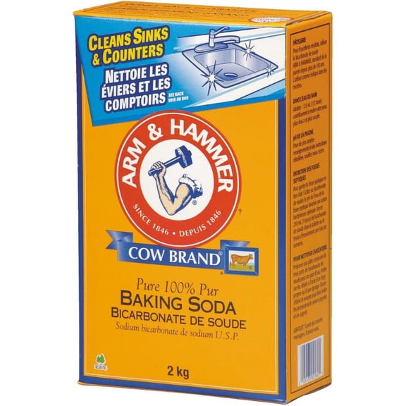 ARM & HAMMER Pure Baking Soda Bulk Sodium Bicarbonate 2 kg (4.4 lb)