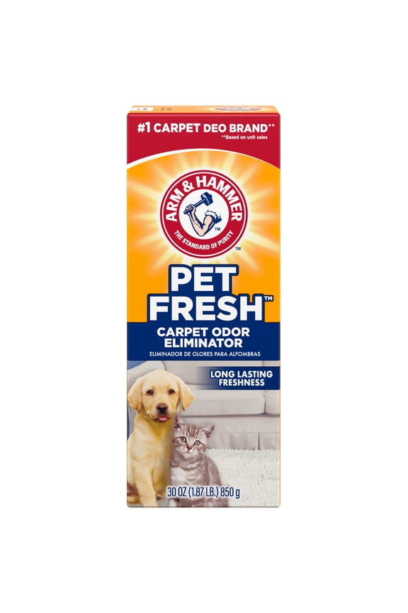 Pet Fresh Odor Eliminating Deodorizing Carpet Powder, Pet Fresh, 30 oz