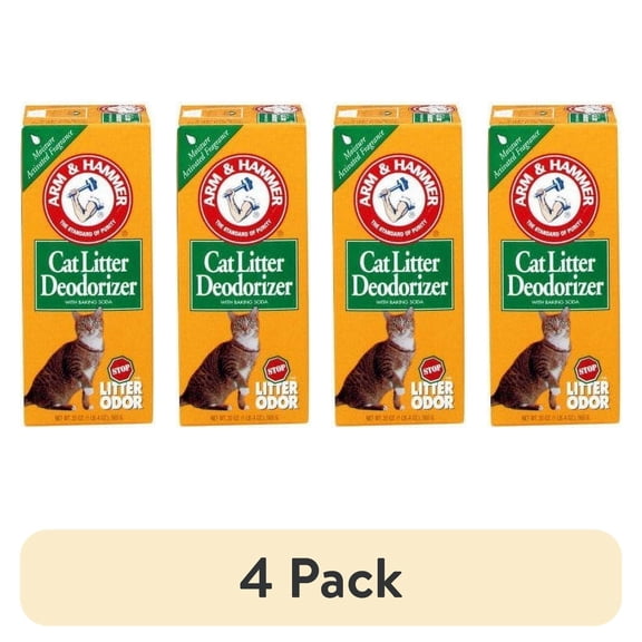 (4 pack) ARM & HAMMER�� Cat Litter Deodorizer Powder