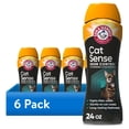 thumbnail image 1 of (6 pack) ARM & HAMMER Cat Sense Odor Control Cat-Approved Litter Deodorizer, Long-Lasting Scented Freshener Additive, Works with Most Litter, 24 Oz, 1 of 14