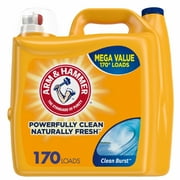 ARM & HAMMER Clean Burst, 170 Loads Liquid Laundry Detergent, 255 Fl oz