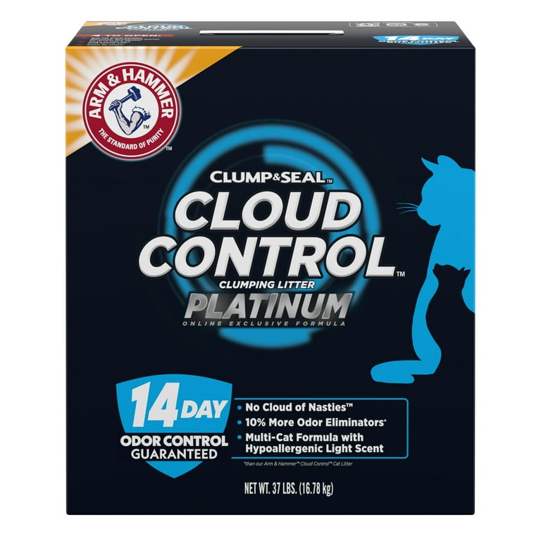 ARM HAMMER Cloud Control Platinum Clumping Cat Litter 37 lb Walmart